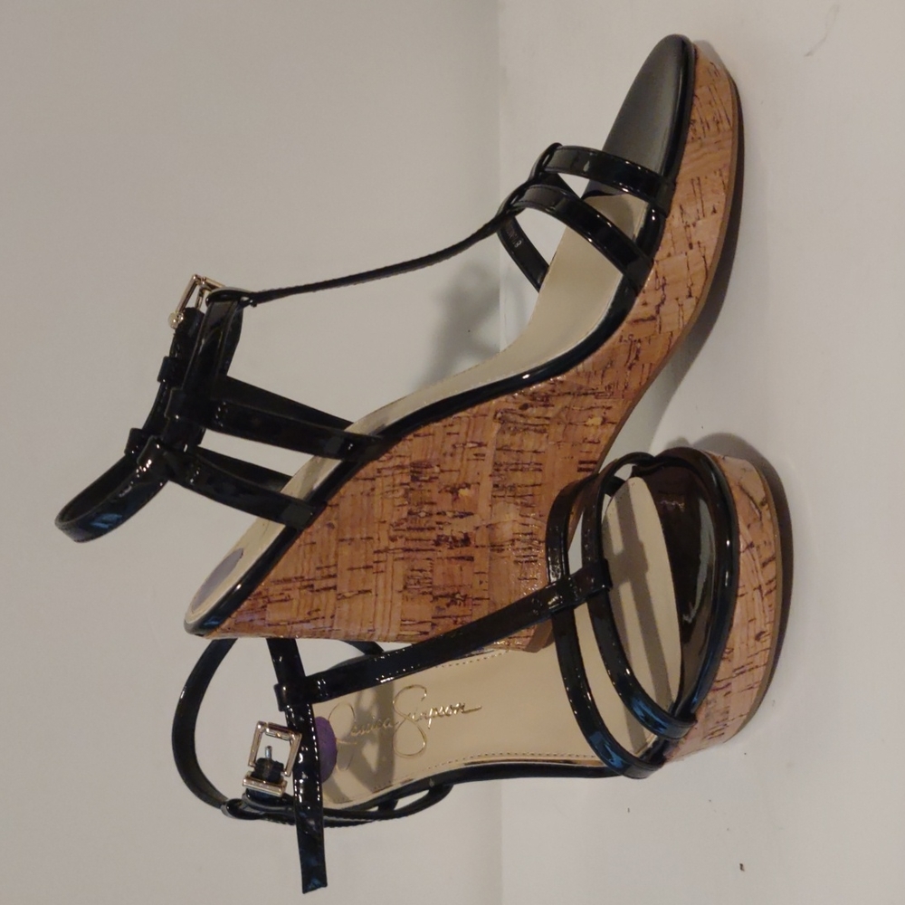 Jessica Simpson Jardina wedge cork heels